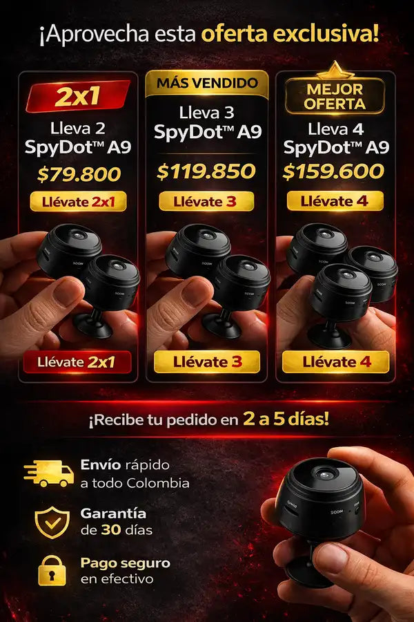 PROMOCION 2X1 Minicamara espia SpyDot