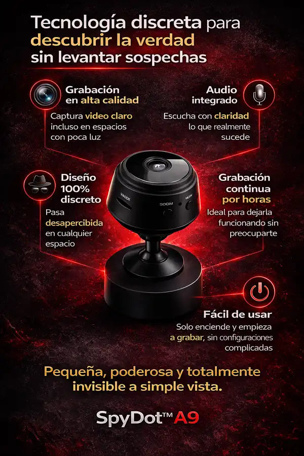 PROMOCION 2X1 Minicamara espia SpyDot